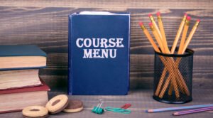 course menu